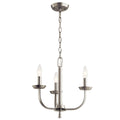 KICHLER 52383NI Kennewick 3 Light Chandelier Brushed Nickel