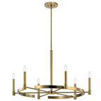 KICHLER 52427BNB Tolani 6 Light Chandelier Brushed Natural Brass