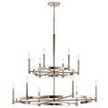 KICHLER 52428PN Tolani 12 Light Chandelier Polished Nickel