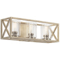 KICHLER 55065DAW Moorgate Three Light Bath Distressed Antique White