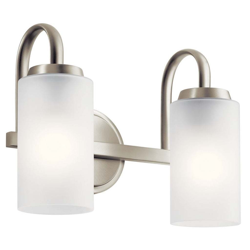 KICHLER 55086NI Kennewick Bath 2 Light - Brushed Nickel