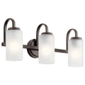 KICHLER 55087OZ Kennewick Bath 3 Light - Olde Bronze