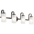 KICHLER 55088OZ Kennewick Bath 4 Light - Olde Bronze