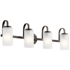 KICHLER 55088OZ Kennewick Bath 4 Light - Olde Bronze