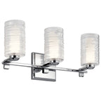 KICHLER 55097CH Giarosa 22.25" 3 Light Vanity Light Chrome