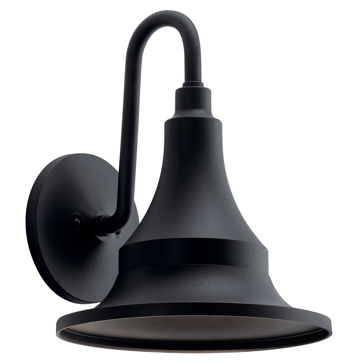 KICHLER 59055BKT Hampshire 15.25 Inch 1 Light Medium Outdoor Wall Light In Textured Black