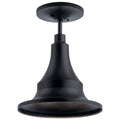 KICHLER 59057BKT Hampshire 13.25 Inch 1 Light Medium Outdoor Pendant/Semi Flush In Textured Black