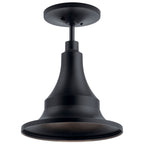 KICHLER 59057BKT Hampshire 13.25 Inch 1 Light Medium Outdoor Pendant/Semi Flush In Textured Black