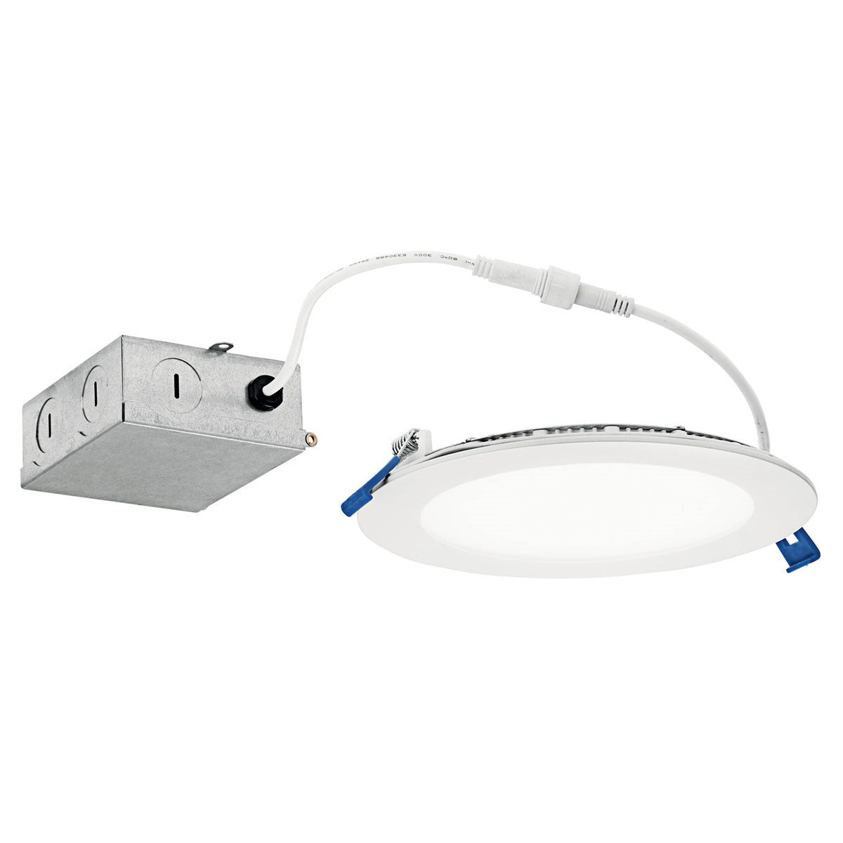 KICHLER DLSL06R2790WHT Direct-To-Ceiling 6 Inch Round Slim 27K Led Downlight In White