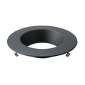 KICHLER DLTRC04RBKT Direct-To-Ceiling Recessed Decorative Trim 4 Inch Round Textured Black