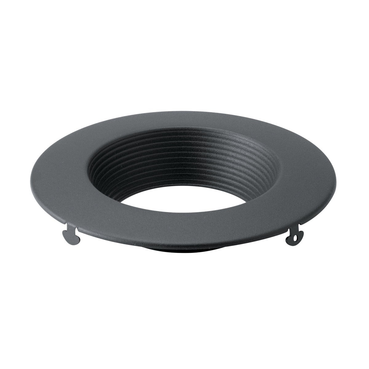 KICHLER DLTRC04RBKT Direct-To-Ceiling Recessed Decorative Trim 4 Inch Round Textured Black