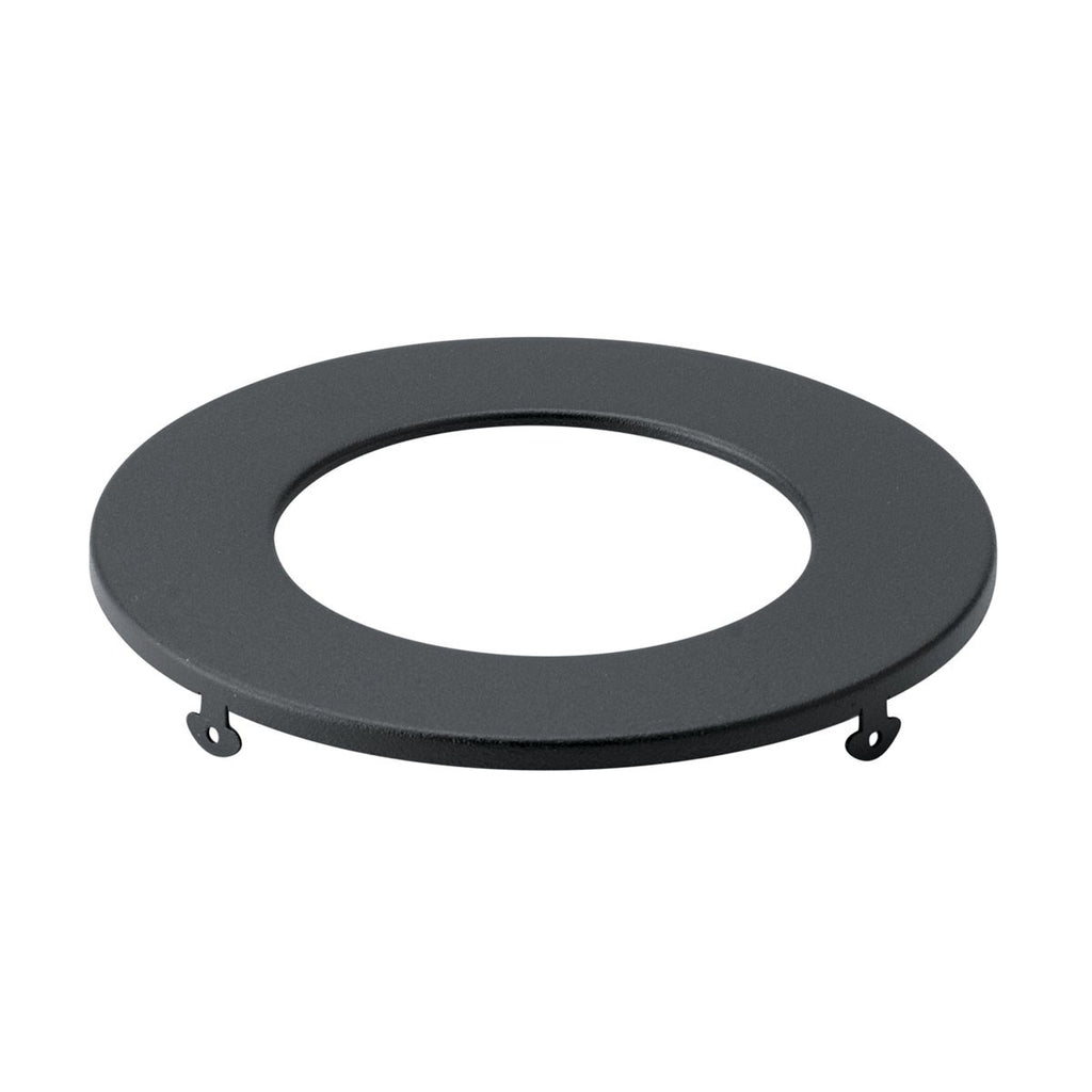 KICHLER DLTSL04RBKT Direct-To-Ceiling Slim Decorative Trim 4 Inch Round Textured Black