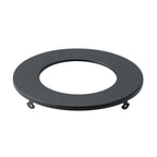 KICHLER DLTSL04RBKT Direct-To-Ceiling Slim Decorative Trim 4 Inch Round Textured Black