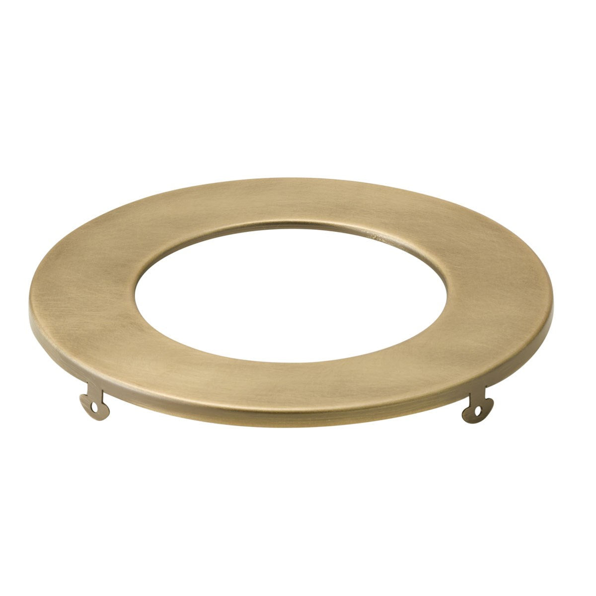 KICHLER DLTSL04RNBR Direct-To-Ceiling Slim Decorative Trim 4 Inch Round Natural Brass