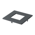 KICHLER DLTSL04SBKT Direct-To-Ceiling Slim Decorative Trim 4 Inch Square Textured Black