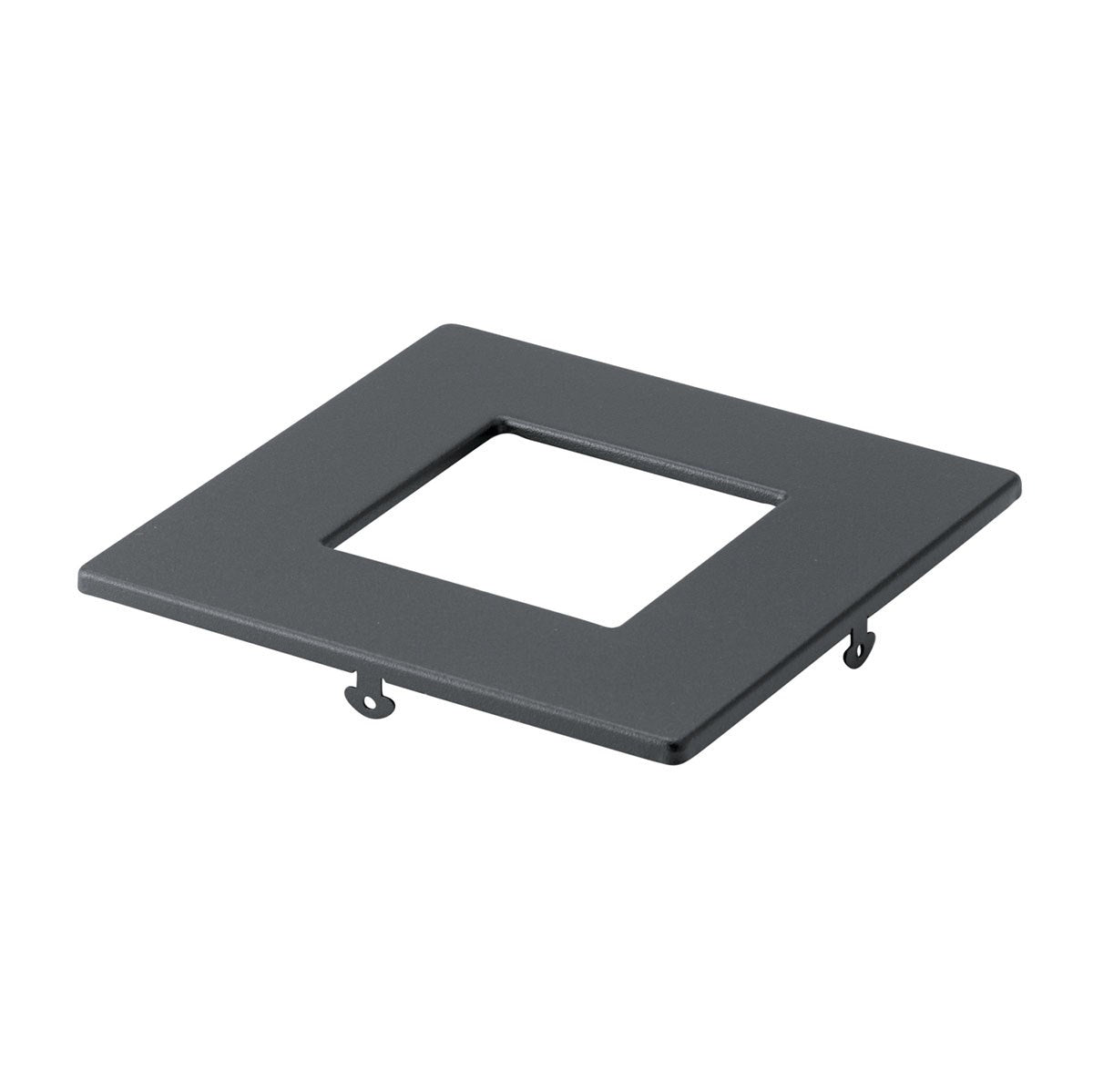 KICHLER DLTSL04SBKT Direct-To-Ceiling Slim Decorative Trim 4 Inch Square Textured Black