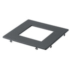 KICHLER DLTSL06SBKT Direct-To-Ceiling Slim Decorative Trim 6 Inch Square Textured Black