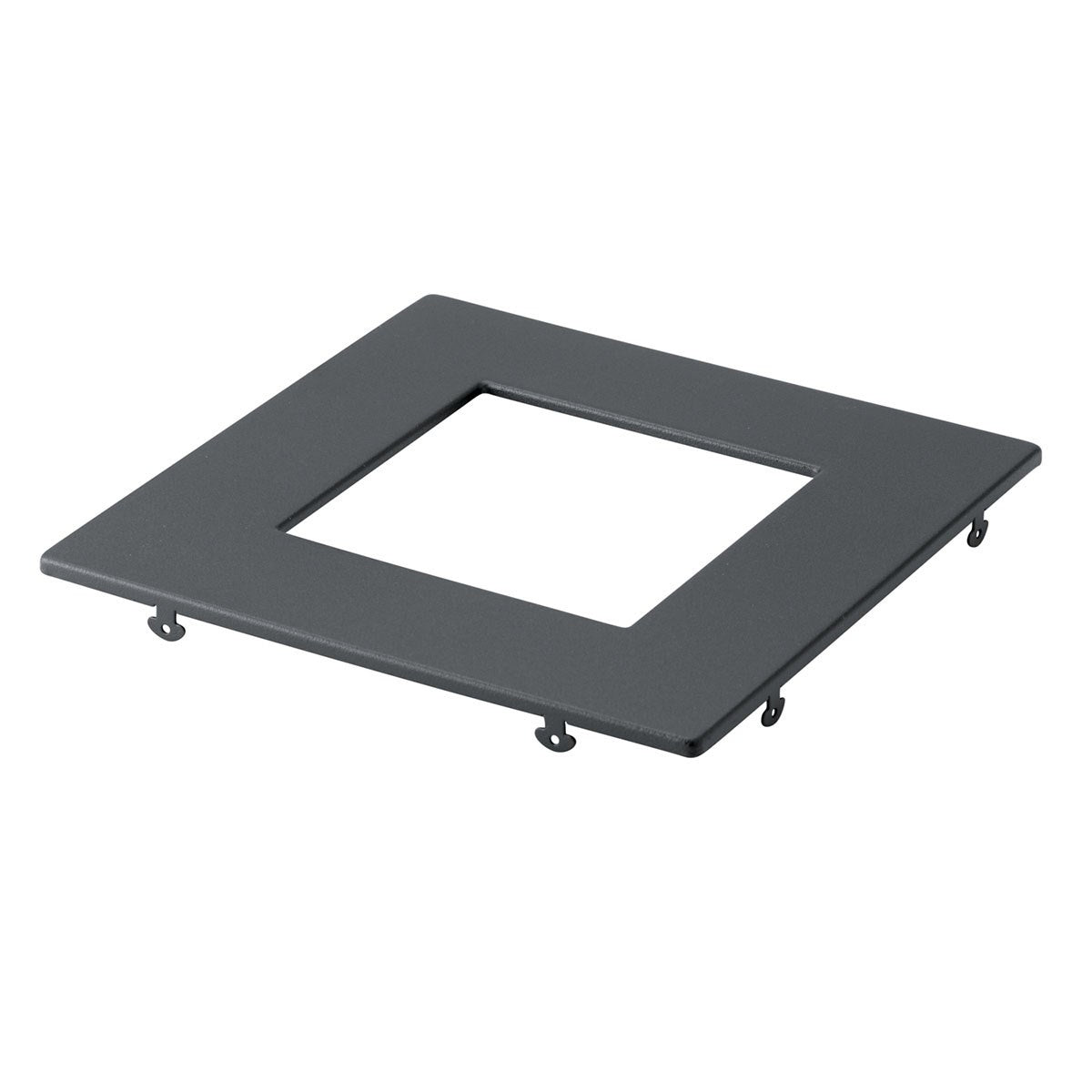 KICHLER DLTSL06SBKT Direct-To-Ceiling Slim Decorative Trim 6 Inch Square Textured Black