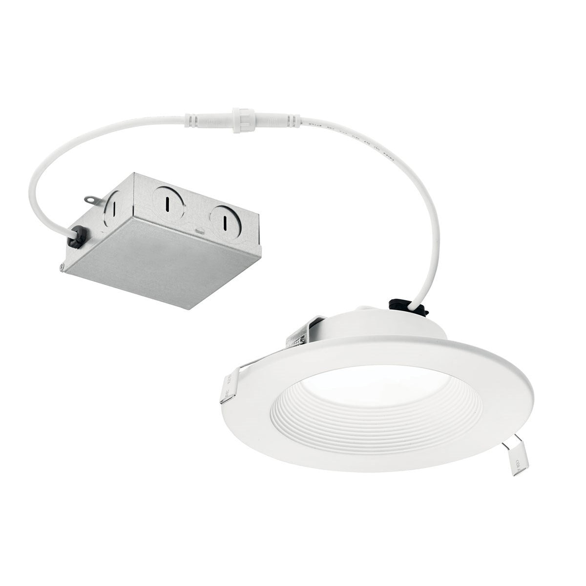 KICHLER DLRC06R2790WHT Direct-To-Ceiling 6 Inch Round Recessed 27K Led Downlight In White