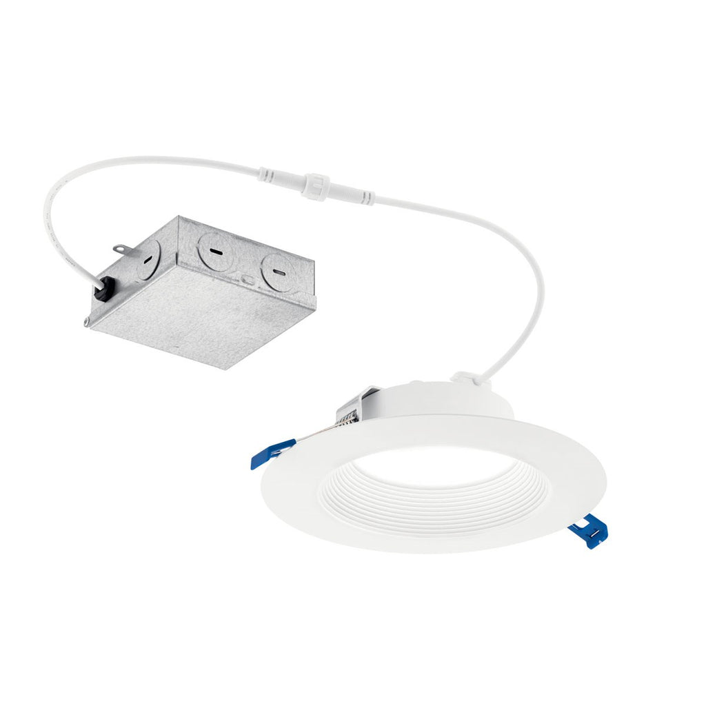 KICHLER DLRC06R3090WHT Direct-To-Ceiling 6 Inch Round Recessed 30K Led Downlight In White