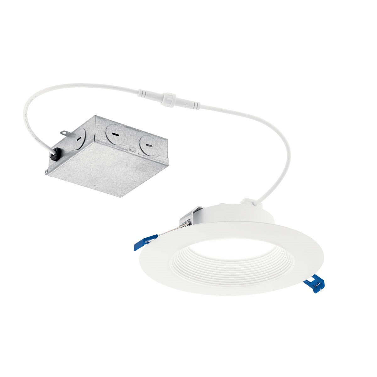 KICHLER DLRC06R3090WHT Direct-To-Ceiling 6 Inch Round Recessed 30K Led Downlight In White