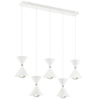 KICHLER 84113MWH Kordan Led Linear Chandelier Matte White