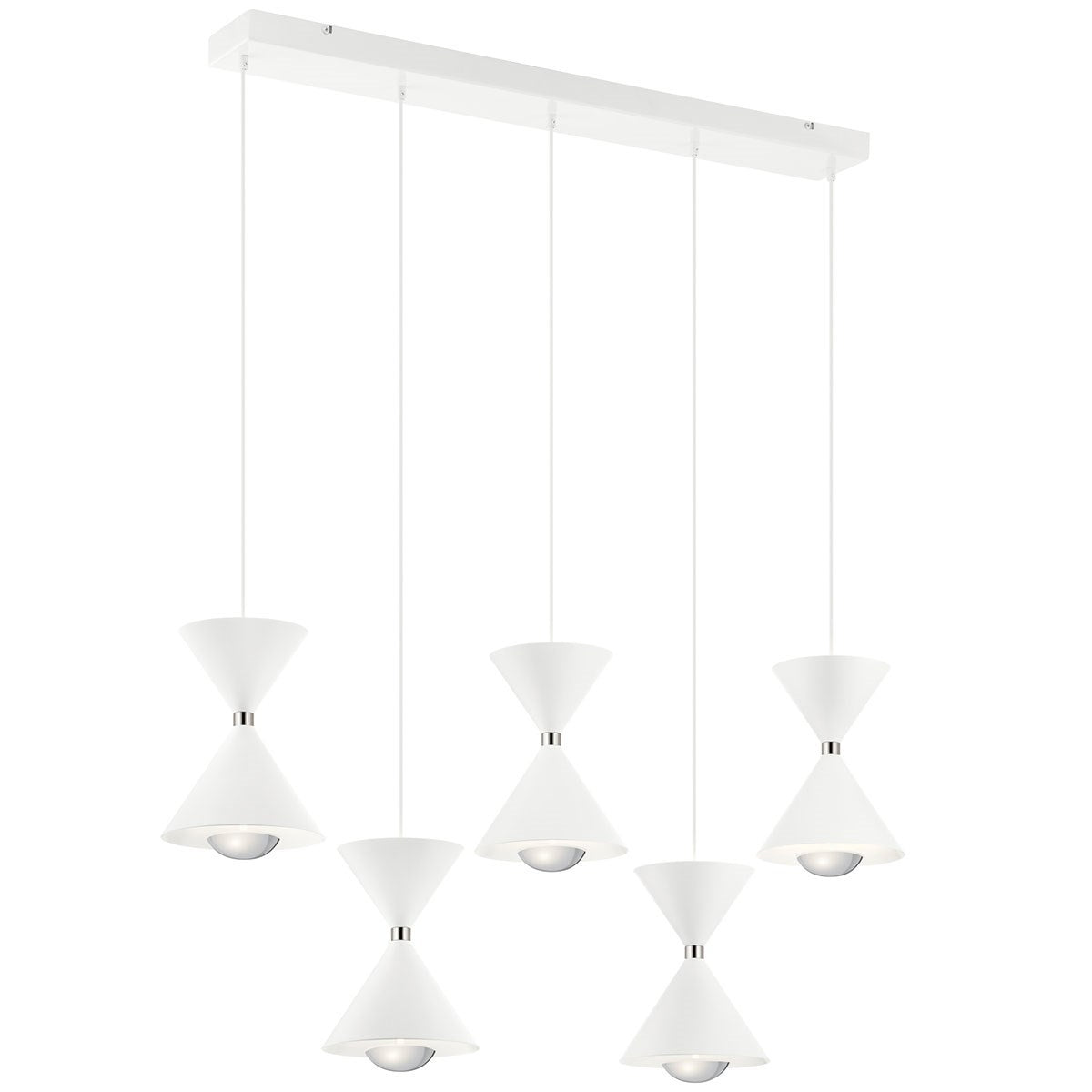 KICHLER 84113MWH Kordan Led Linear Chandelier Matte White