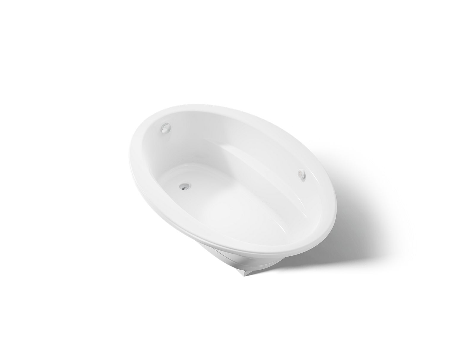 KOHLER K-1162-GH-0 Sunward 60" X 42" Drop-In Heated Bubblemassage Air Bath - White