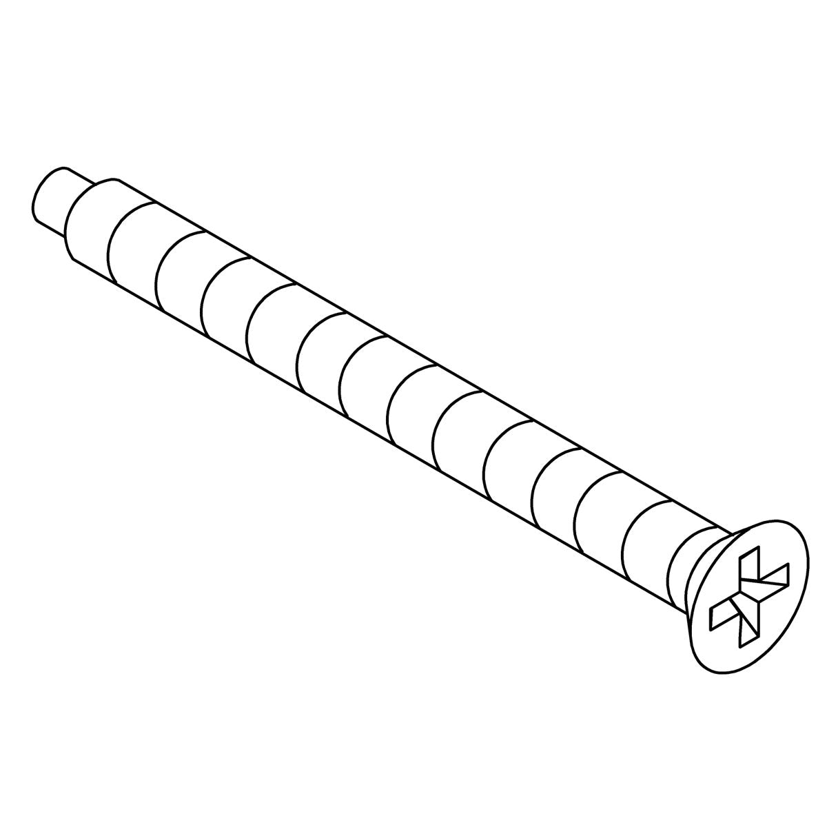 KOHLER Screw, 8-32 X 1.750, Flat Head, K-1162669
