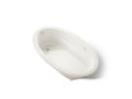 KOHLER K-1164-GH-96 Sunward 72" X 42" Drop-In Heated Bubblemassage Air Bath - Biscuit