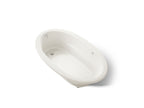 KOHLER K-1164-GH-96 Sunward 72" X 42" Drop-In Heated Bubblemassage Air Bath - Biscuit