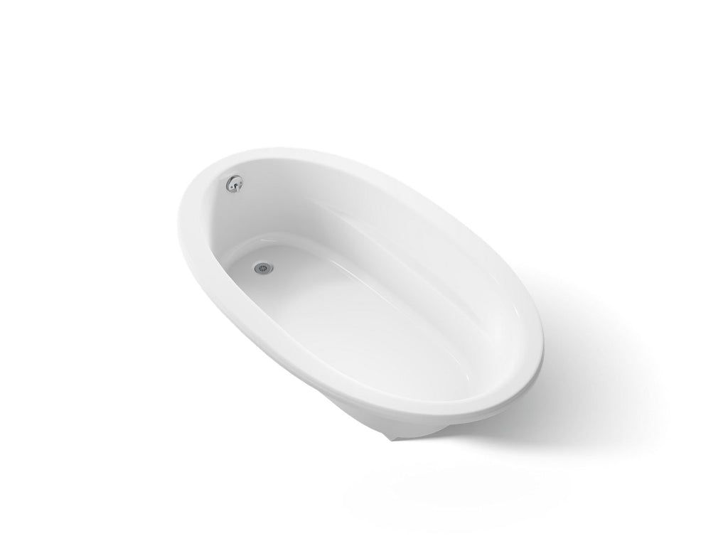 KOHLER K-1165-S1-0 Sunward 72" X 42" Drop-In Bath - White