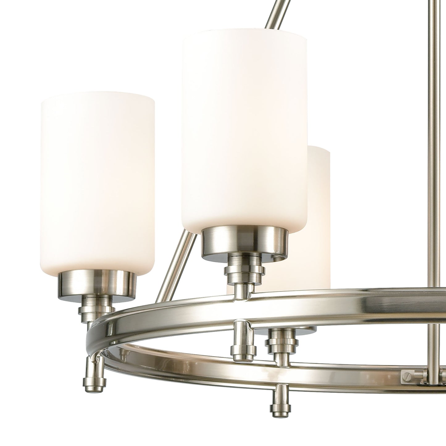 ELK SHOWROOM 11667/6 Dawson 25'' Wide 6-Light Chandelier - Satin Nickel