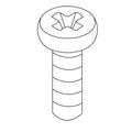 KOHLER Screw, 8-32 X 0.492, Flat Head, K-1166884