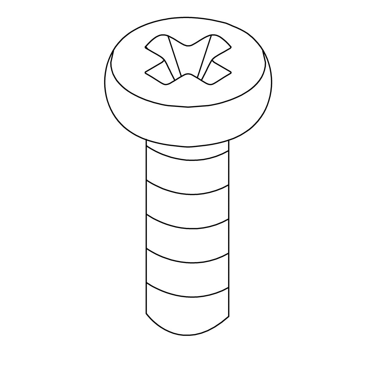 KOHLER Screw, 8-32 X 0.492, Flat Head, K-1166884