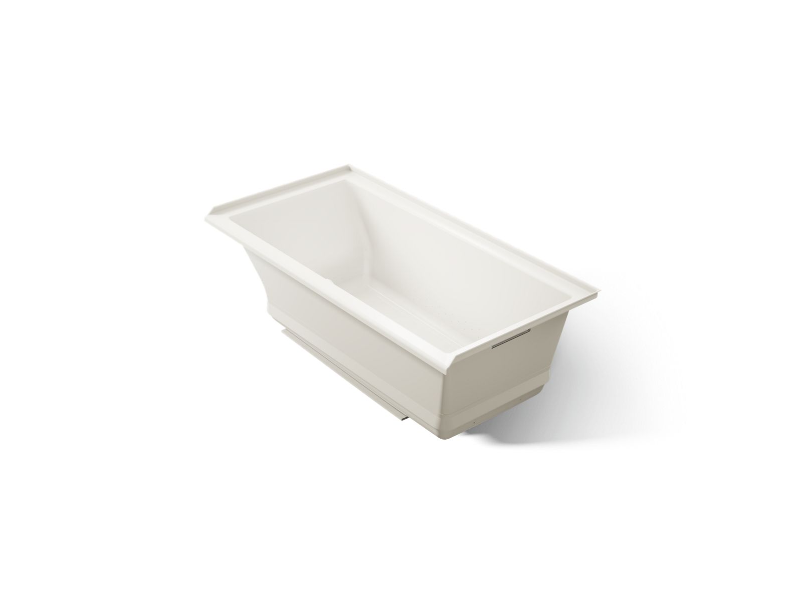 KOHLER K-1167-GHRF-96 Underscore 60" X 30" Alcove Heated Bubblemassage Air Bath, Right Drain - Biscuit