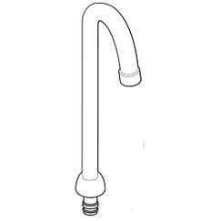 MOEN 116715 Commercial Spout Kit, 8948 - Chrome