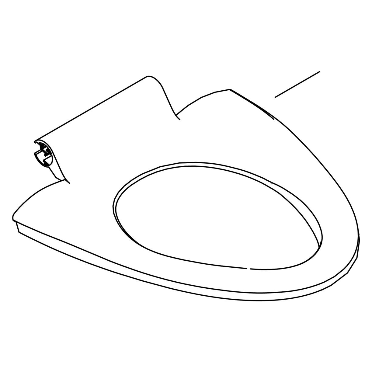 KOHLER Lid, Ring Asm-Sp - White, K-1169919-0