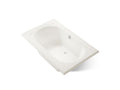 KOHLER K-1170-GHW-96 Memoirs 66" X 42" Drop-In Heated Bubblemassage Air Bath With Bask Heated Surface - Biscuit