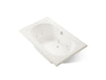 KOHLER K-1170-JH-96 Memoirs 66" X 42" Drop-In Whirlpool Bath - Biscuit