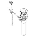KOHLER Plastic Drain Assembly - Vibrant Brushed Nickel, K-1171917-BN