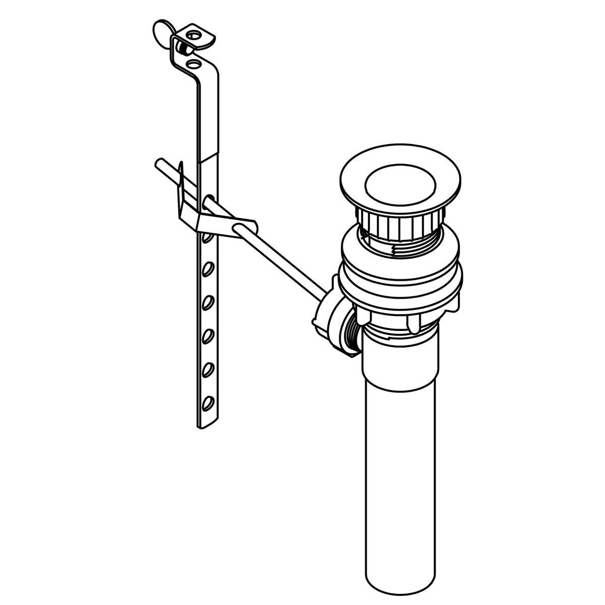 KOHLER Plastic Drain Assembly - Vibrant Brushed Nickel, K-1171917-BN