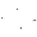 KOHLER Kit, Seat Bumpers-Sp - White, K-1172370-0
