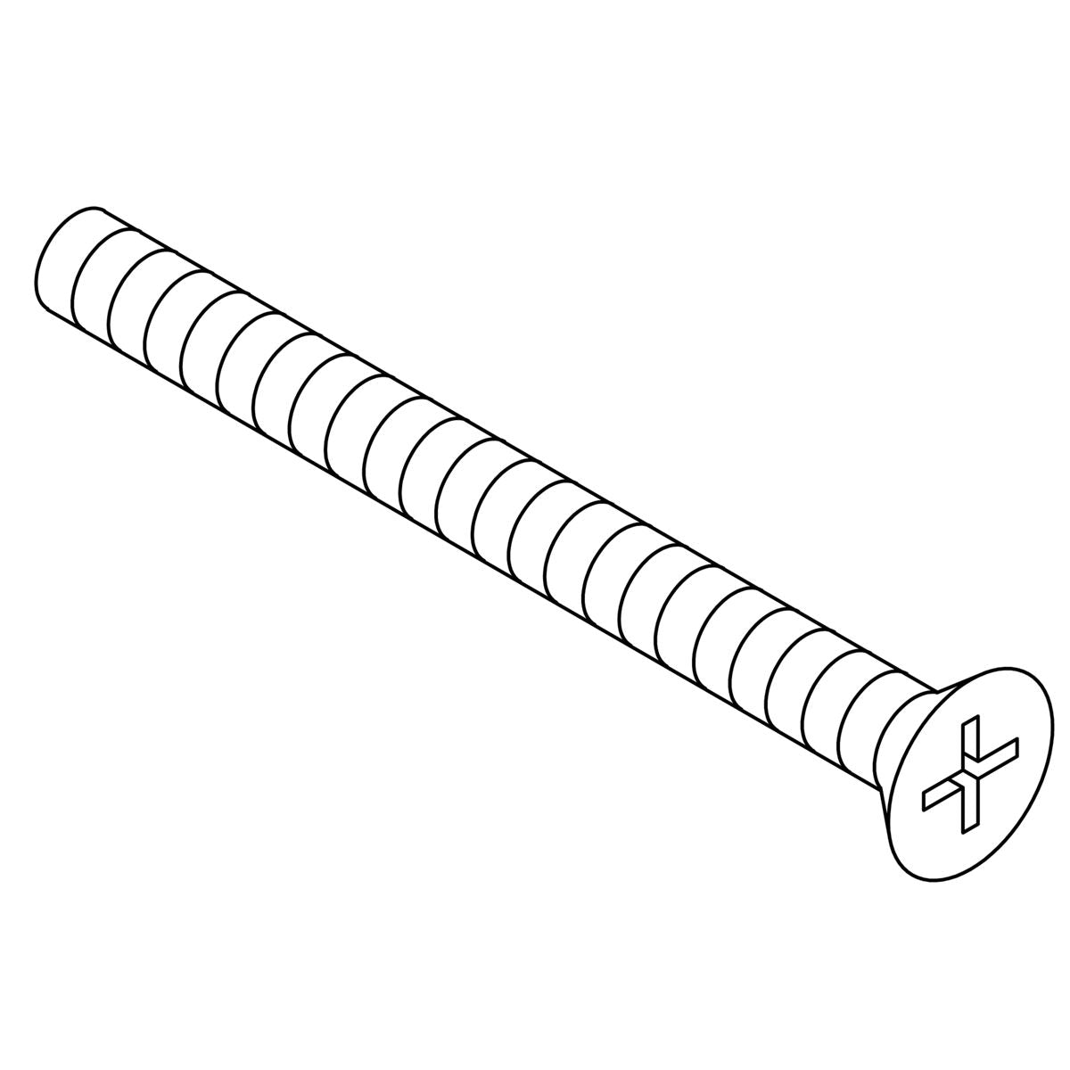 KOHLER Screw,10-24 X 1.875, Countersunk, K-1172789