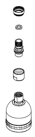 KOHLER Master Shower/Water Haven Shower Head Service Kit - Vibrant Finish, K-1172936-VF
