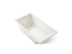 KOHLER K-1173-JH-96 Underscore 66" X 36" Drop-In Heated Whirlpool Bath - Biscuit