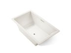 KOHLER K-1174-GH-96 Underscore 72" X 42" Drop-In Heated Bubblemassage Air Bath - Biscuit