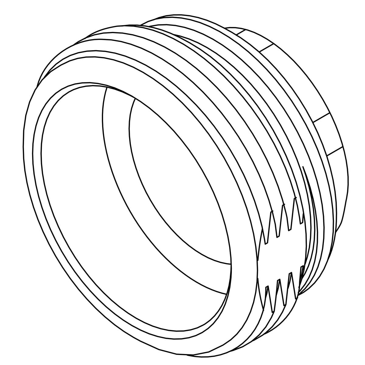 KOHLER Bonnet Nut - Rough Plate, K-1177482-RP