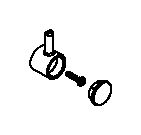 KOHLER Handle Kit Service Kit - Matte Black, K-1179595-BL