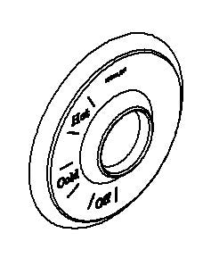 KOHLER Escutcheon - Vibrant Brushed Bronze, K-1180978-BV